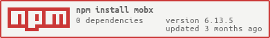 npm install mobx