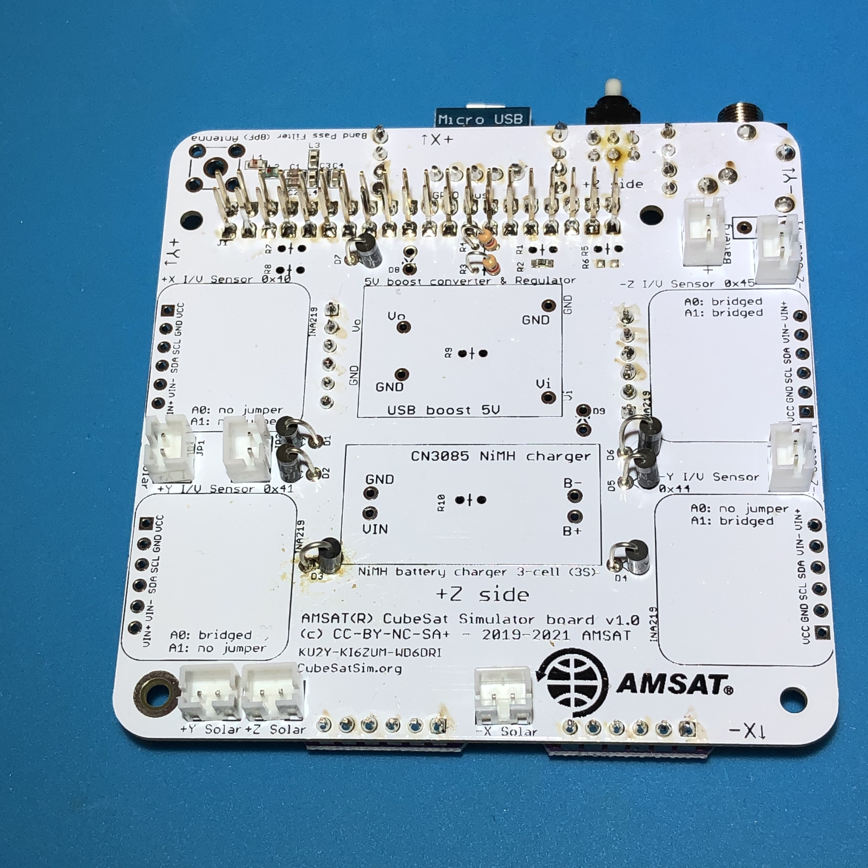 PCB with JST Connectors