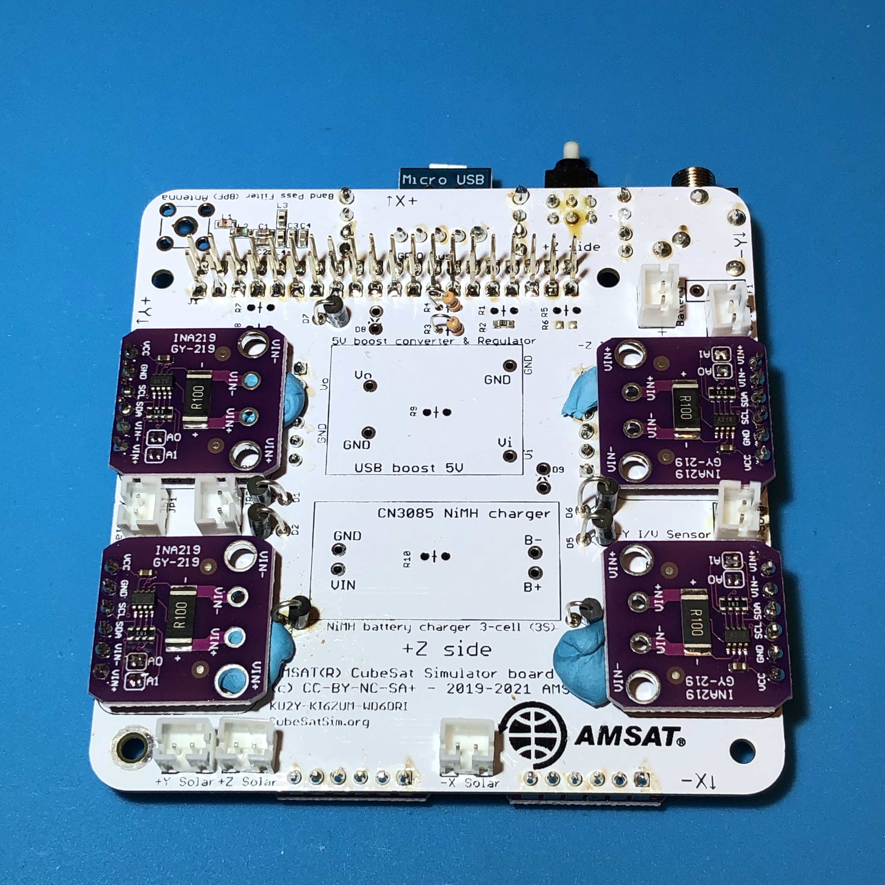 PCB with rest of INA219s