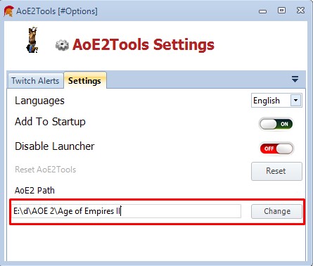 Change Age of Empires 2 Installation folder