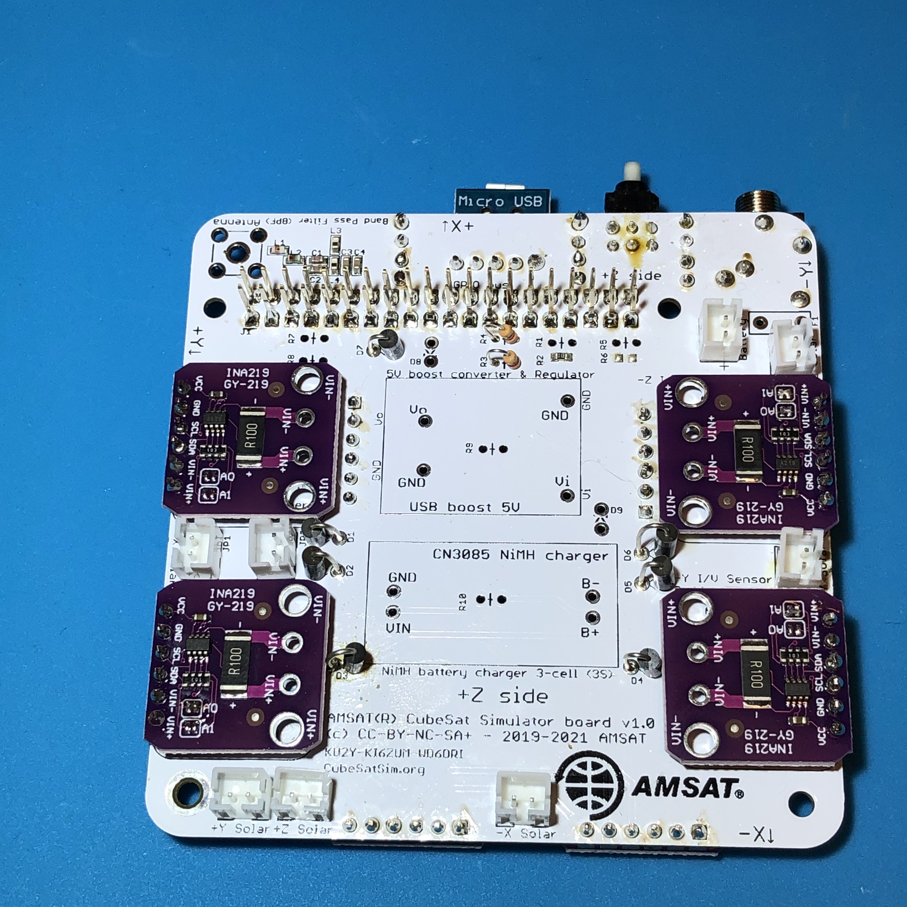 PCB with rest of INA219s