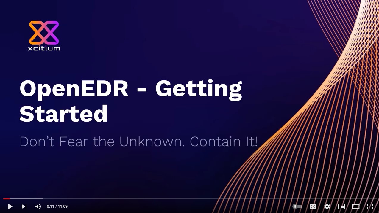 OpenEDR - Getting Started