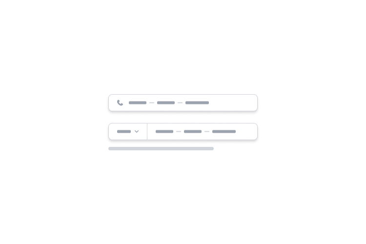 Tailwind CSS Phone Input