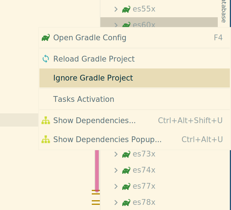 ES booting up and running in IDE