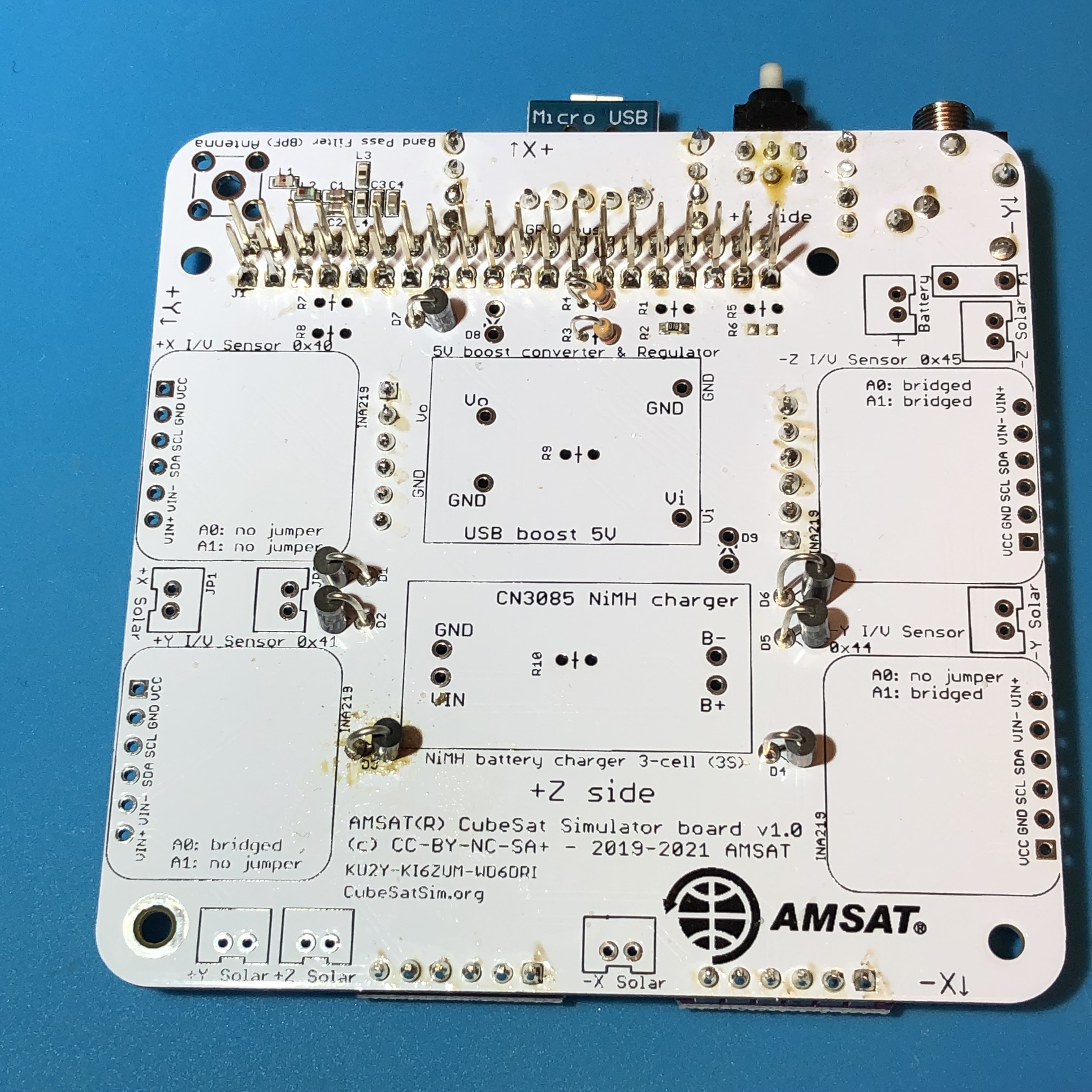 PCB with diodes