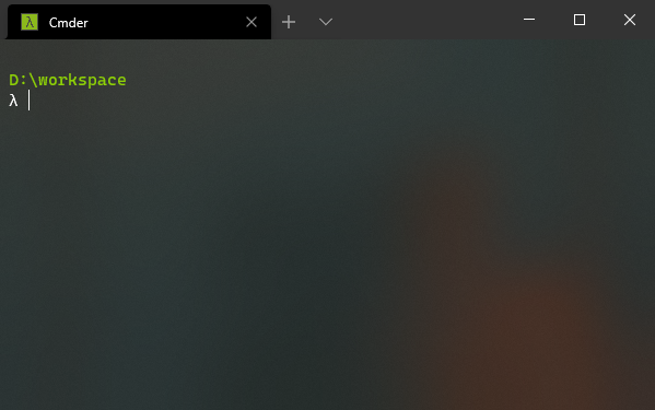 Cmder on Windows Terminal