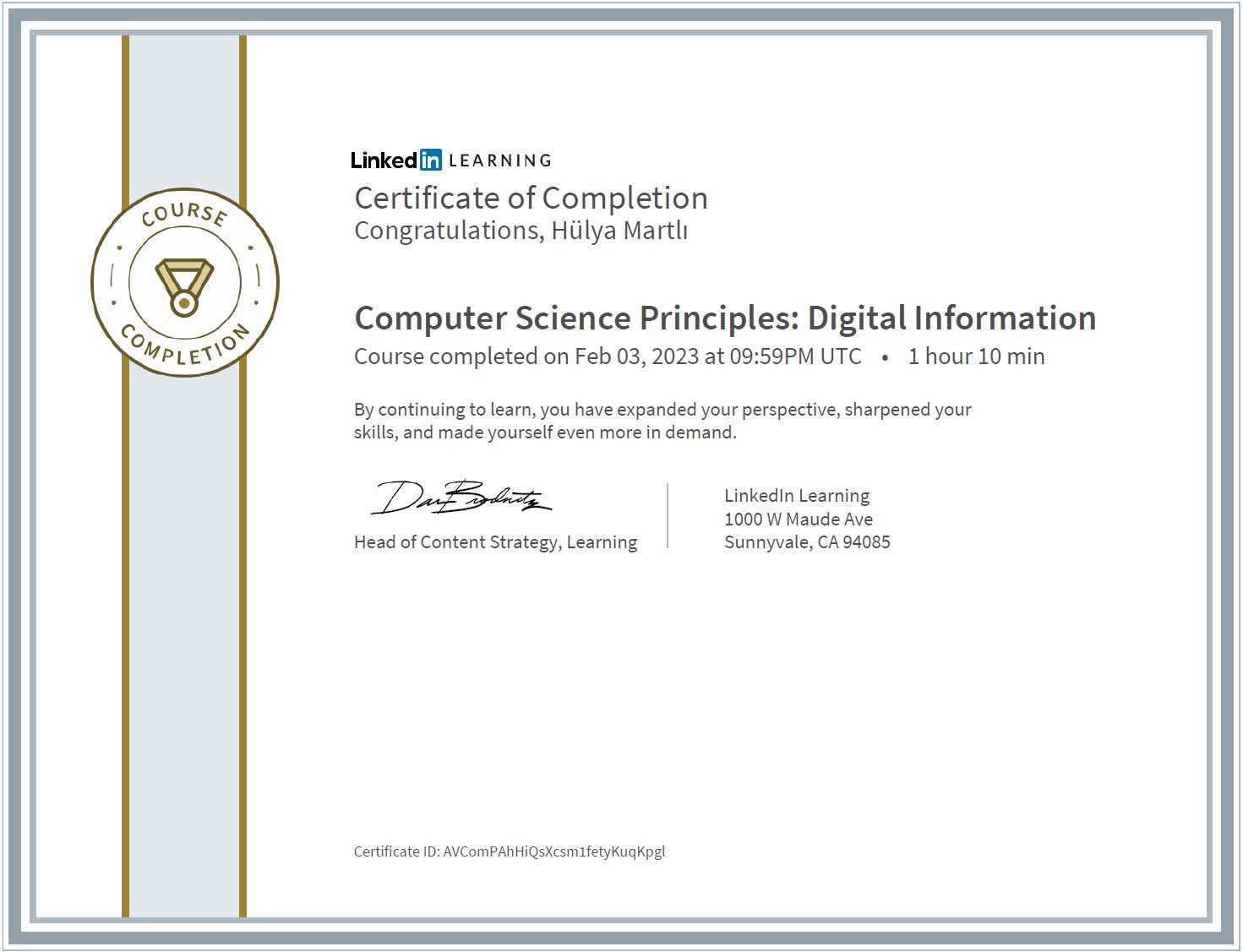 CS Principles: Digital Information