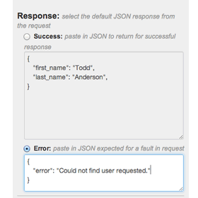 route response panel field