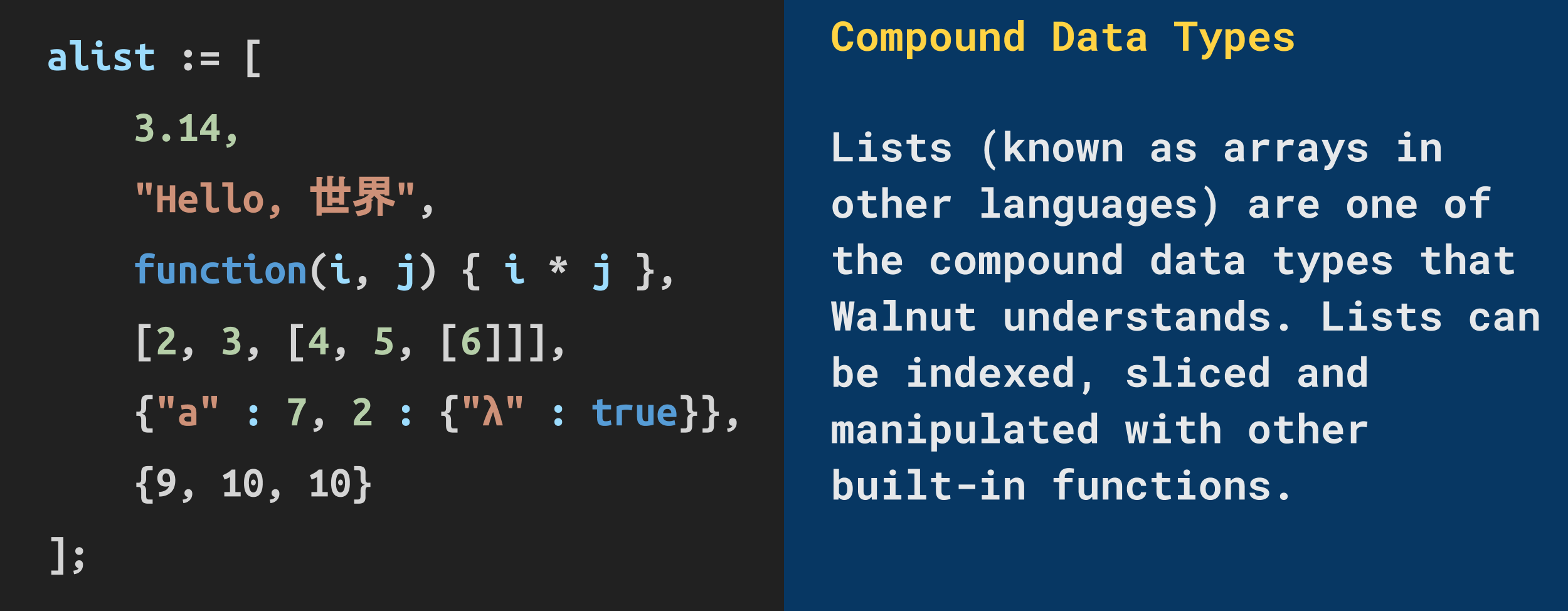 Compound Data Types