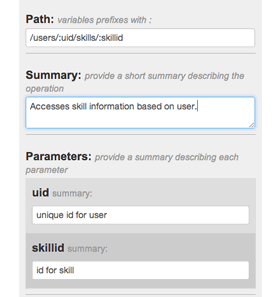 route summary panel