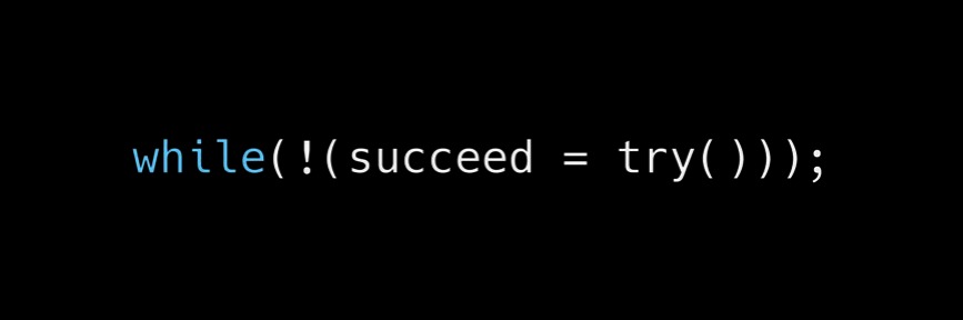 Coding Quote : If not succeed, Keep trying.