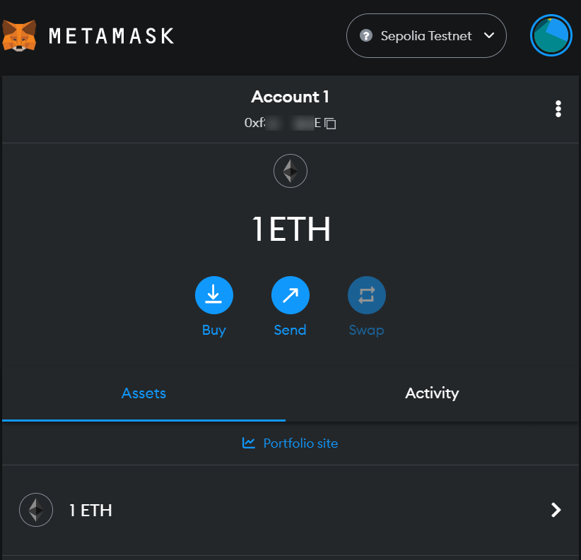 copy Metamast account