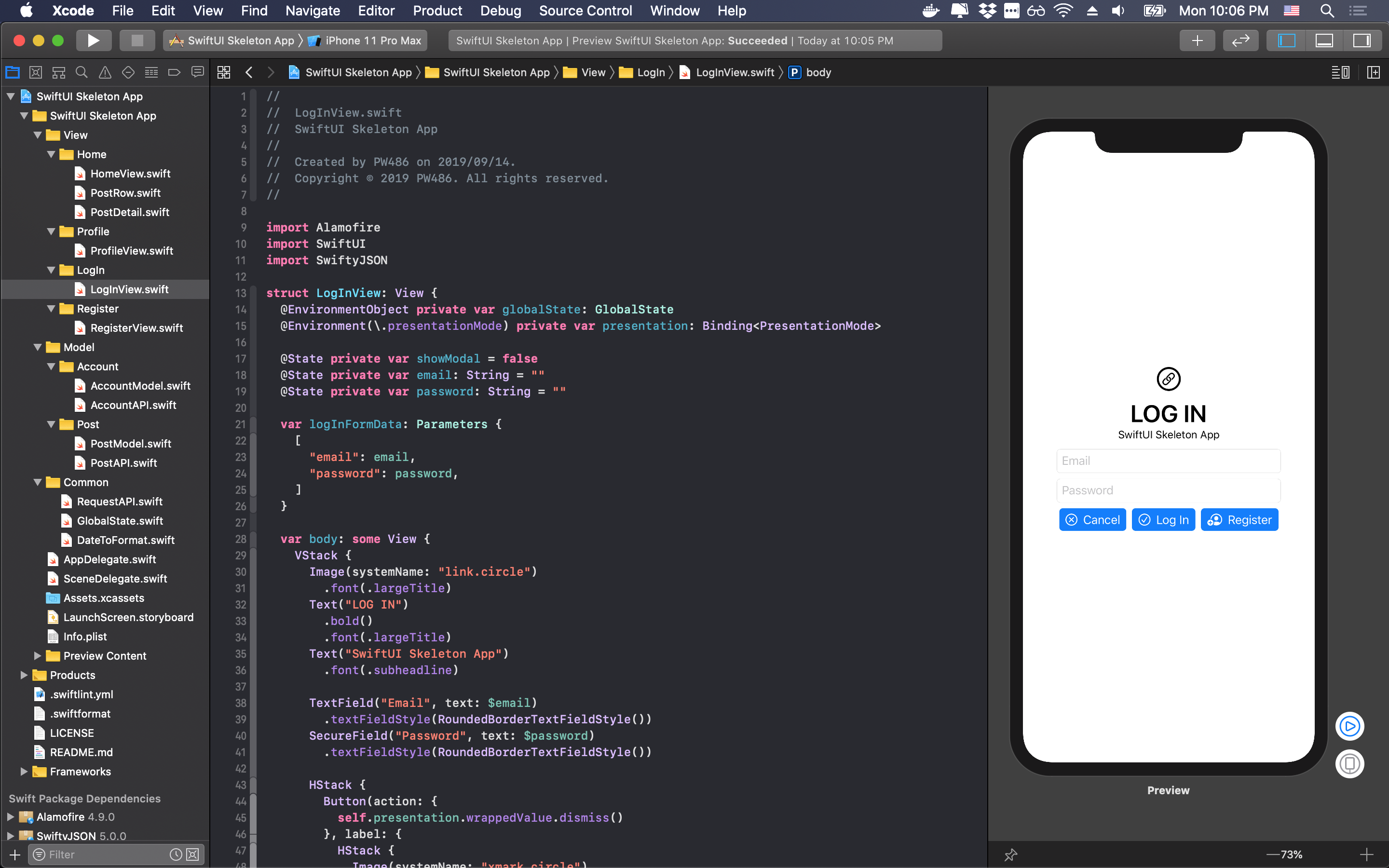 Xcode Screenshot