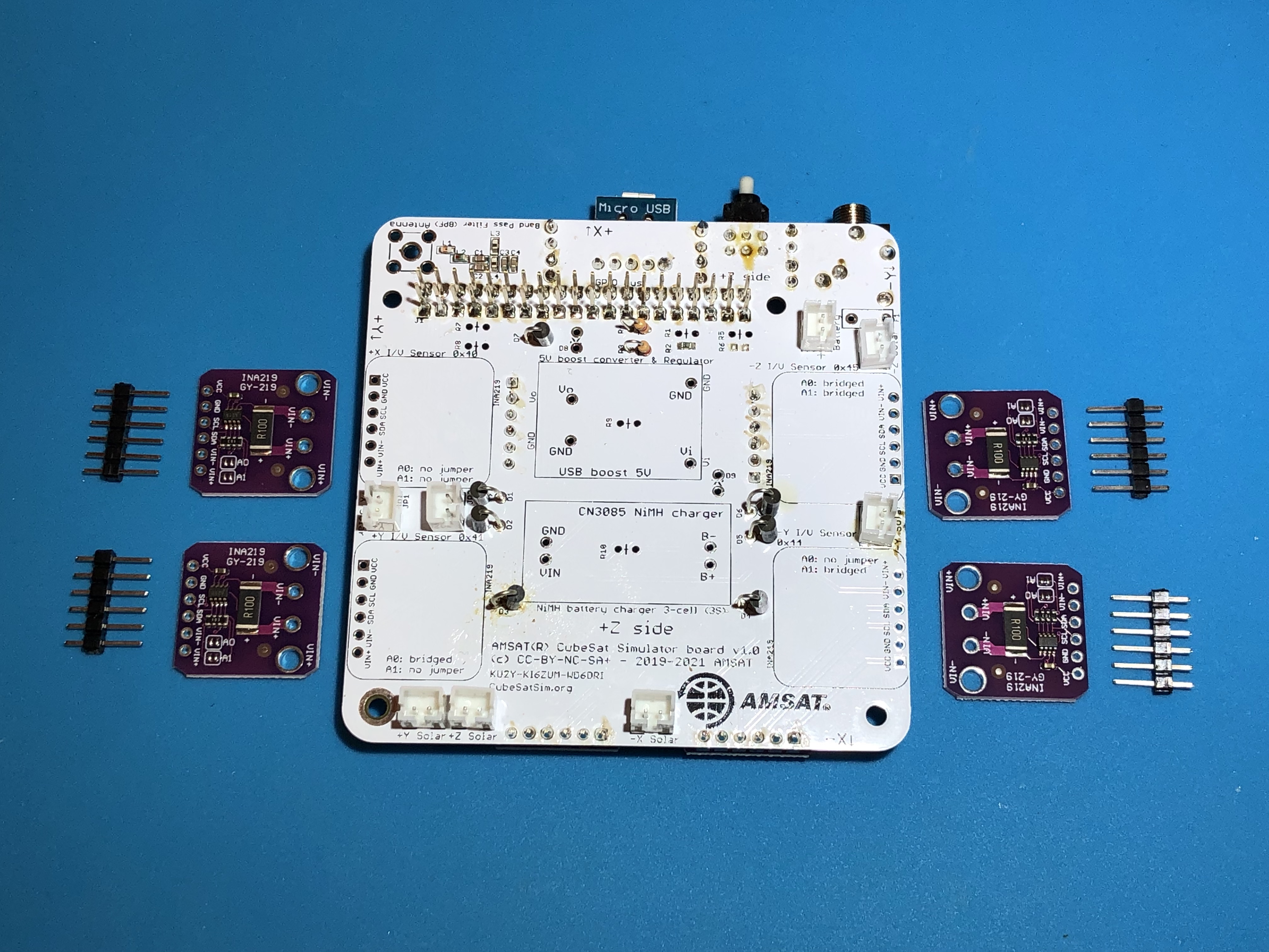 PCB with rest of INA219s