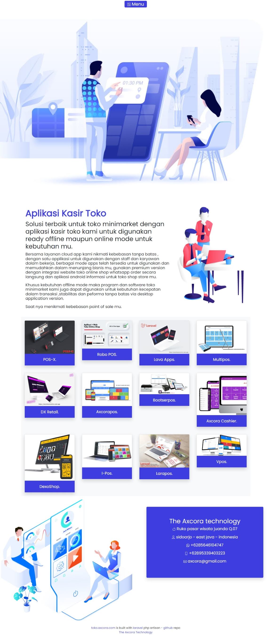  Laravel Web App template theme free download source code