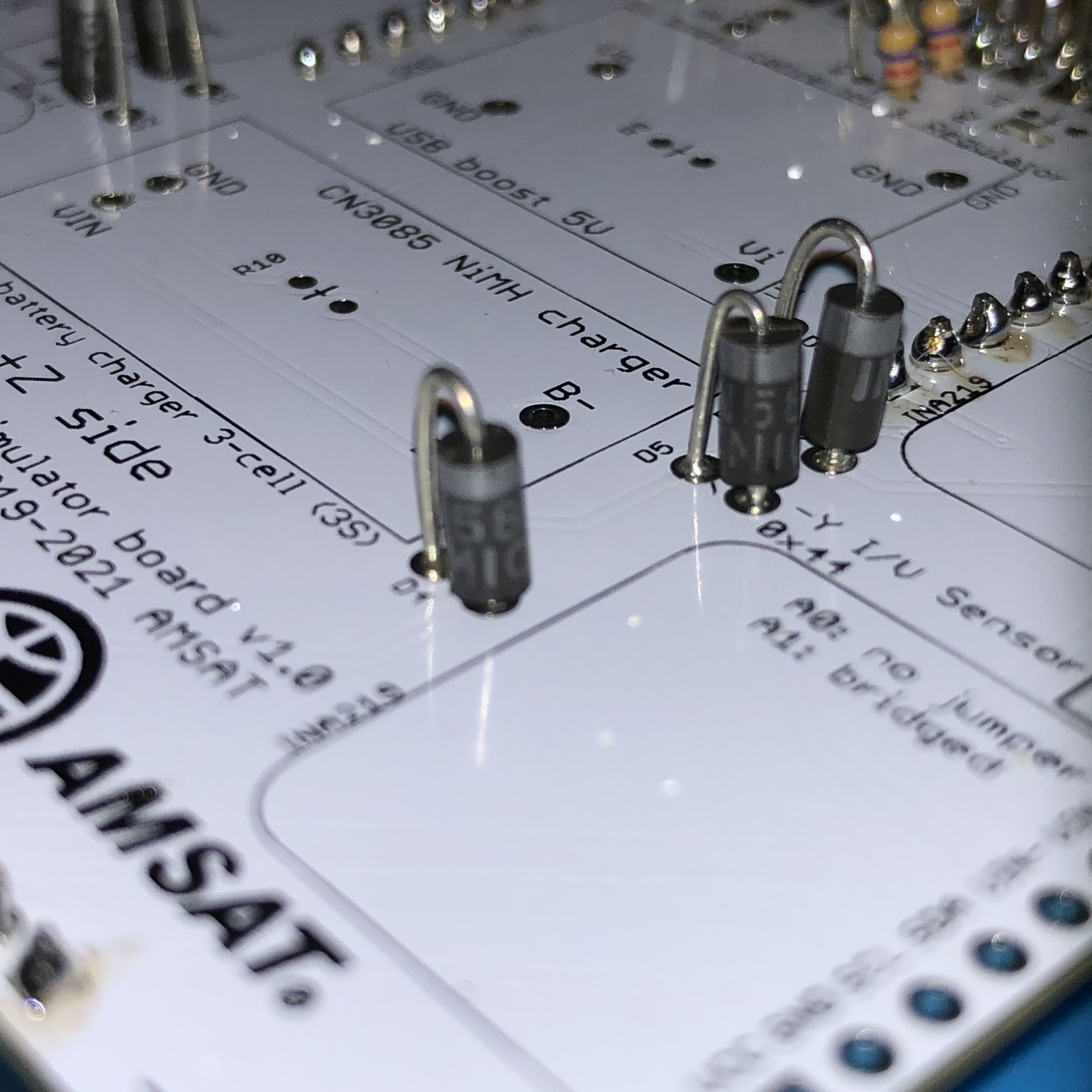 PCB with diodes