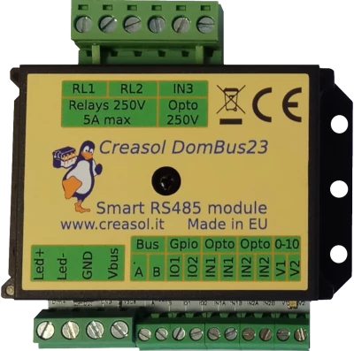 DomBus23 domotic module with many functions