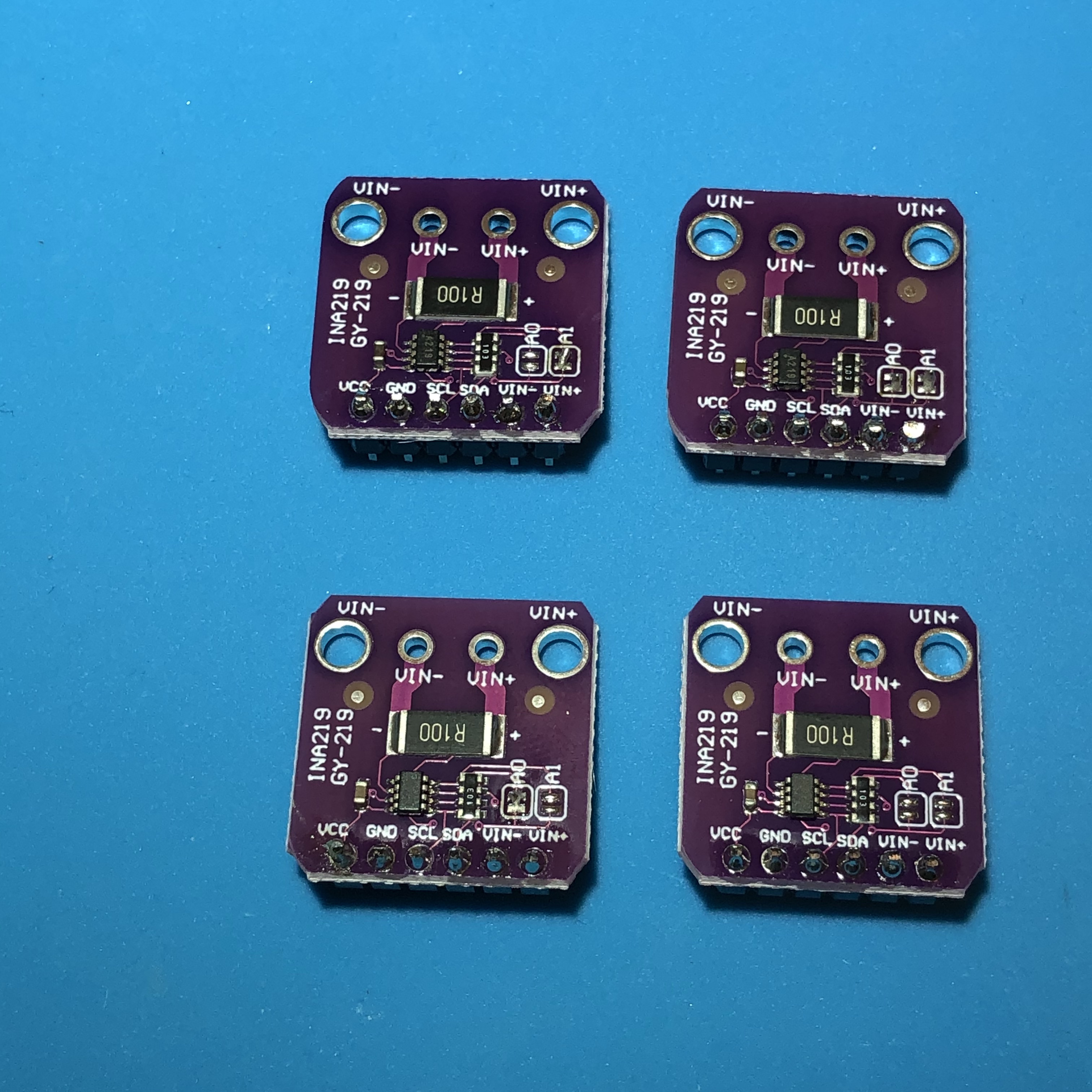 INA219 boards