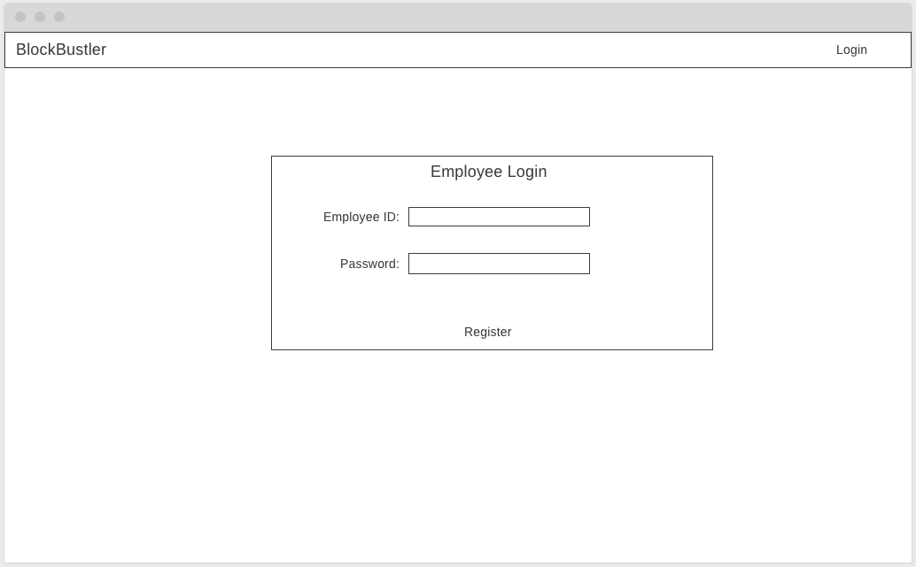 Landing Login Page