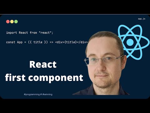 Create React component video