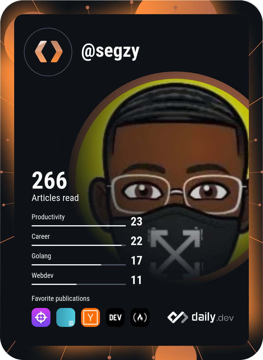 Gift Segun ade's Dev Card