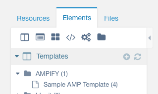 sample AMP Template