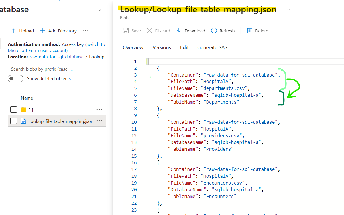 look up table mapping json .png